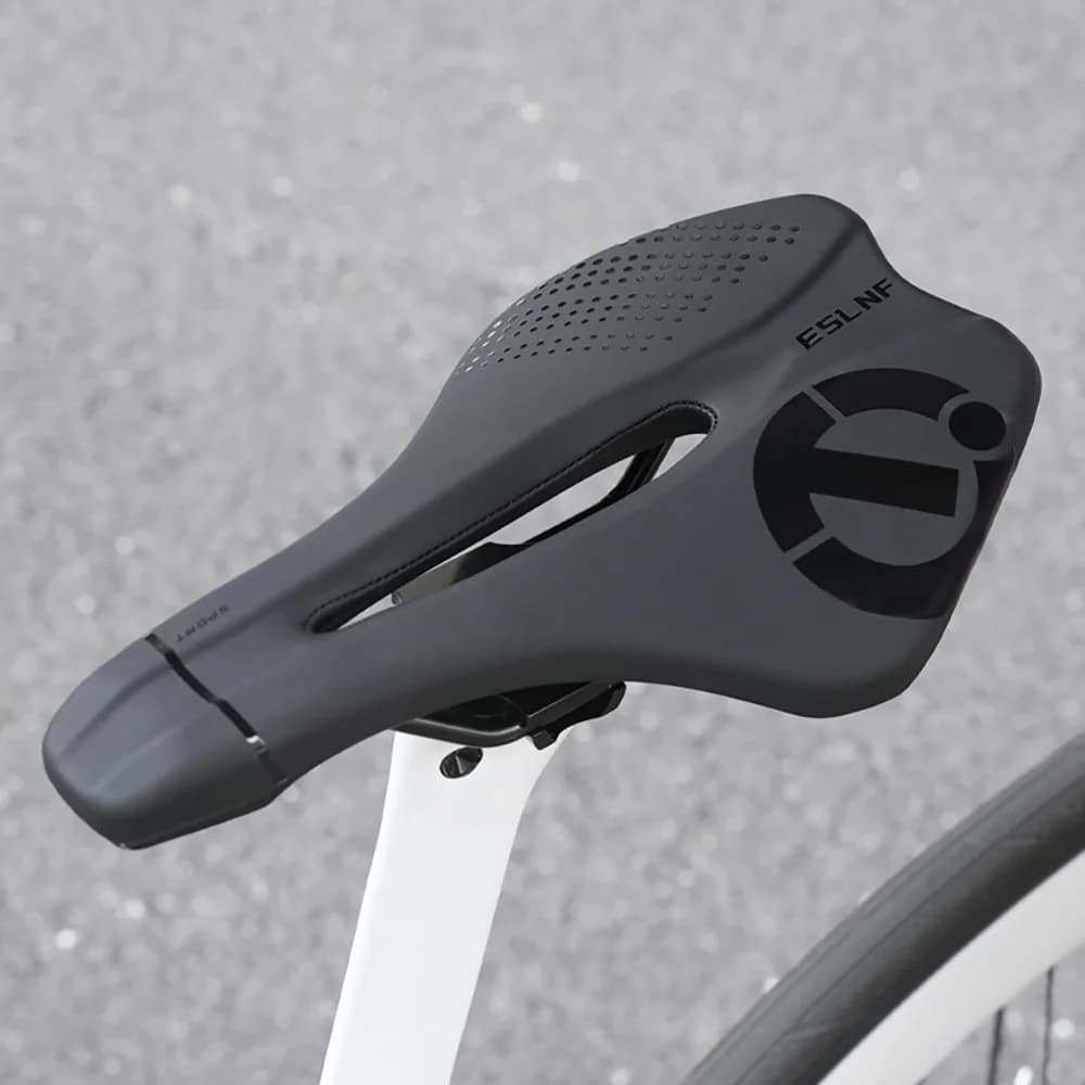 Selle de vélo confortable VTT vélo de route anti-dérapant creux coussin de siège respirant