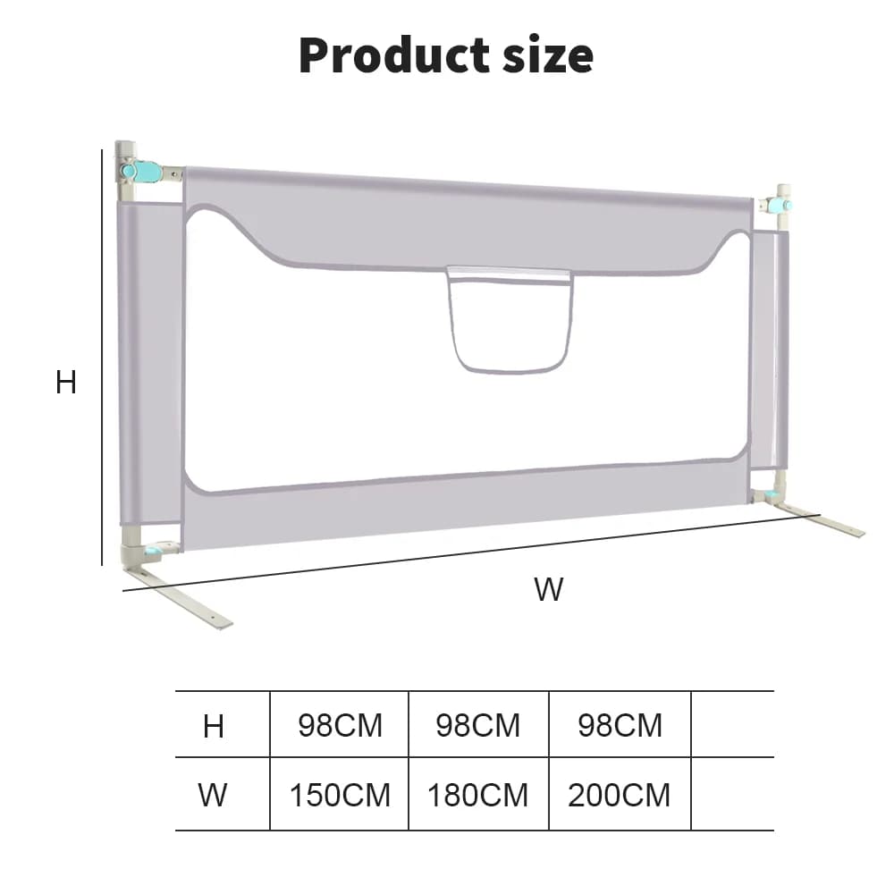 Clôture de lit de bébé, barrière de protection pour enfants, clôture de sécurité Anti-chute, barrièr