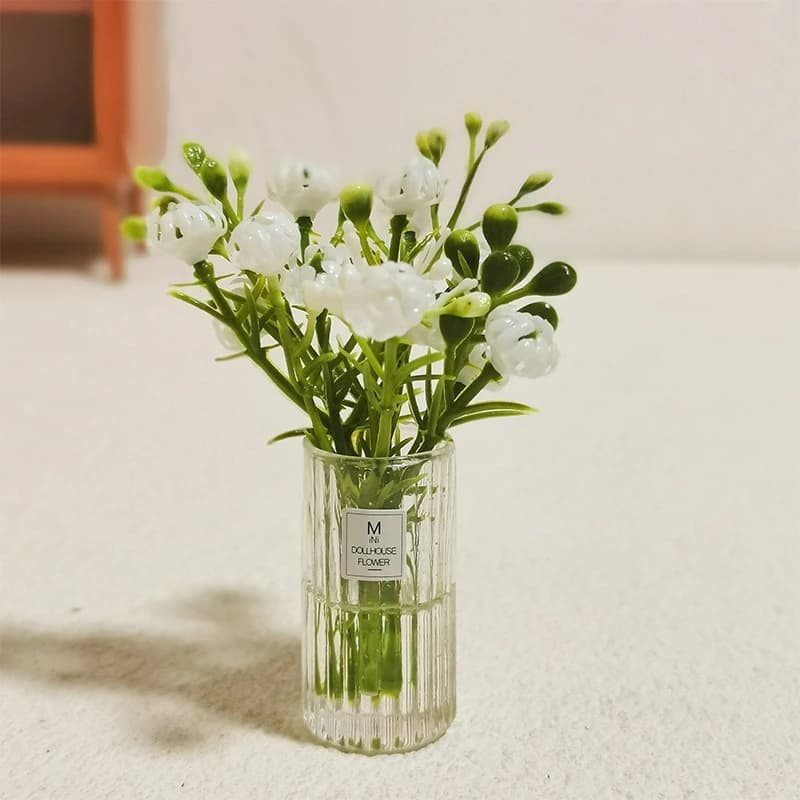 Bouquet l'inventaire de maison de courses, plantes en pot, fleurs de table, modèle de bonsaï vert, o