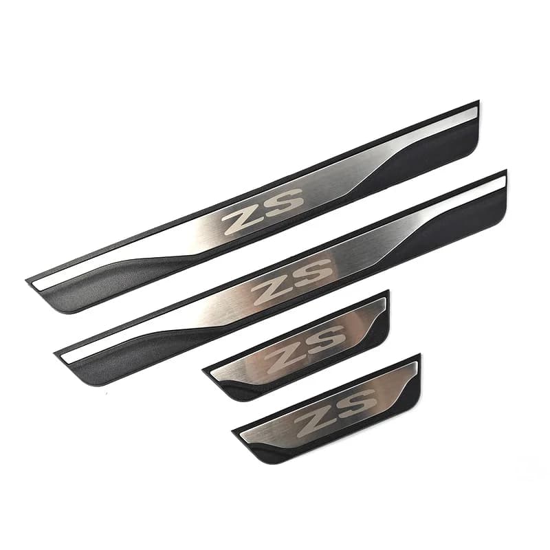 4 pièces/lot ABS acier inoxydable pour 2017-2023 MG ZS seuil de porte pédale bienvenue plaque de pro