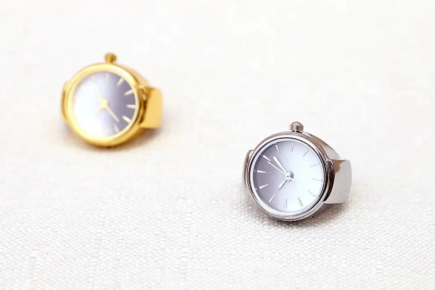 Mini montre avec anneau pour hommes et femmes, montre-doigt de personnalité, Banquet d'affaires, Coc