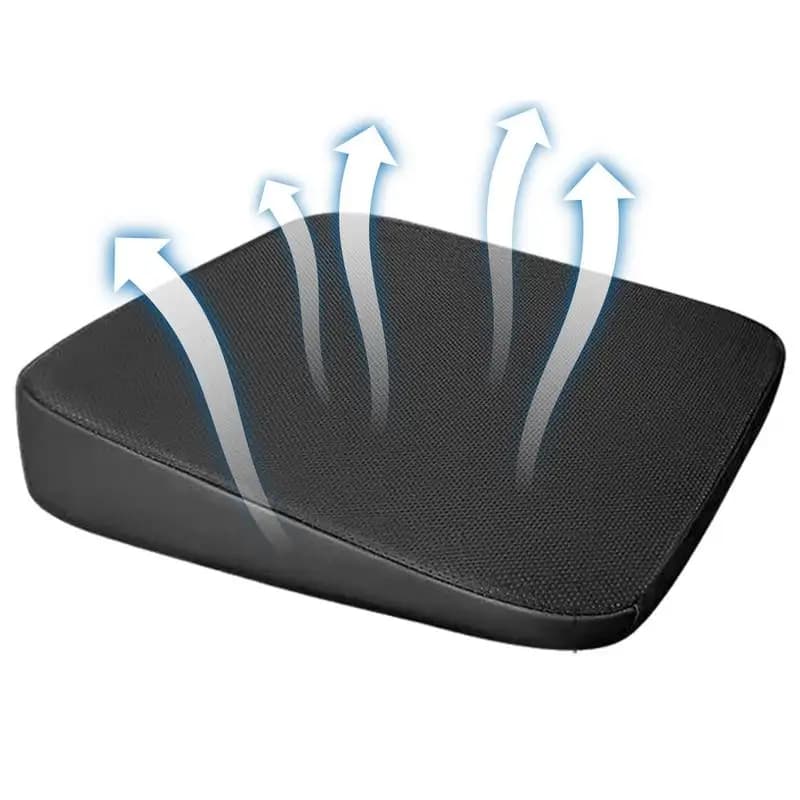 Coussin de siège de voiture compensé pour adultes, rehausseur de siège pour personnes courtes, rehau