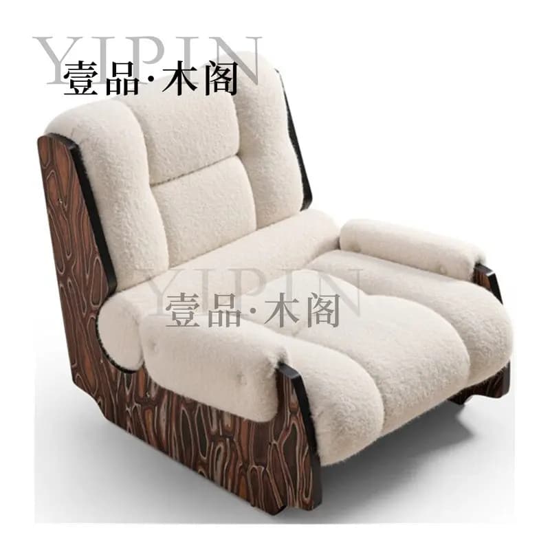 Chaises de salon design avec dossier en bois et assise moelleuse, confortables et esthétiques, pour 