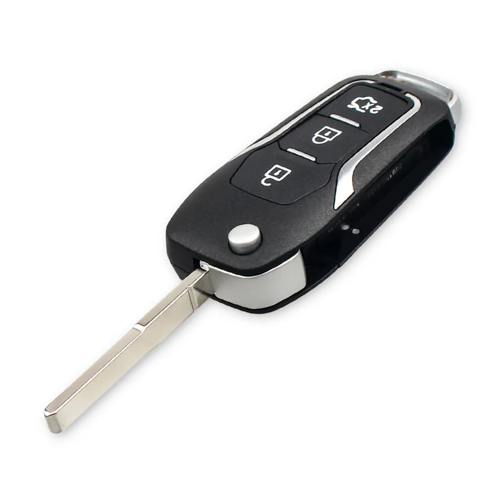KEYYOU – clé télécommande de voiture à puce, 3 boutons, 433Mhz, ID60/63, pour Ford Fusion Focus Mond