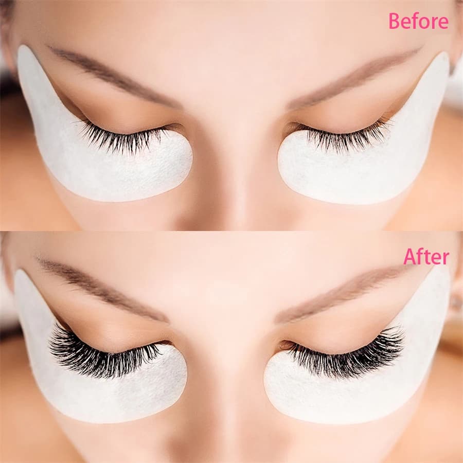 Pince à cils à friser avec poignée double couleur, Assistant de cils artificiels, tondeuse à sourcil