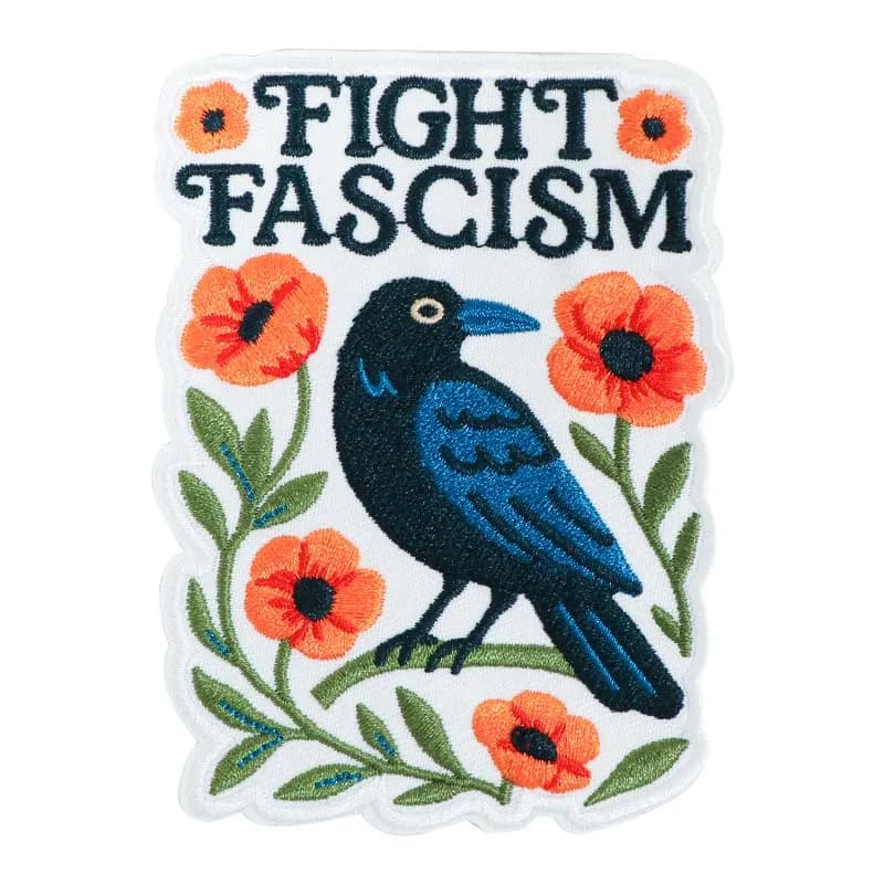 Patch brodé de fleurs et d'oiseaux, 1 pièce, Badge adhésif avec lettre de déclaration, cadeau pour v