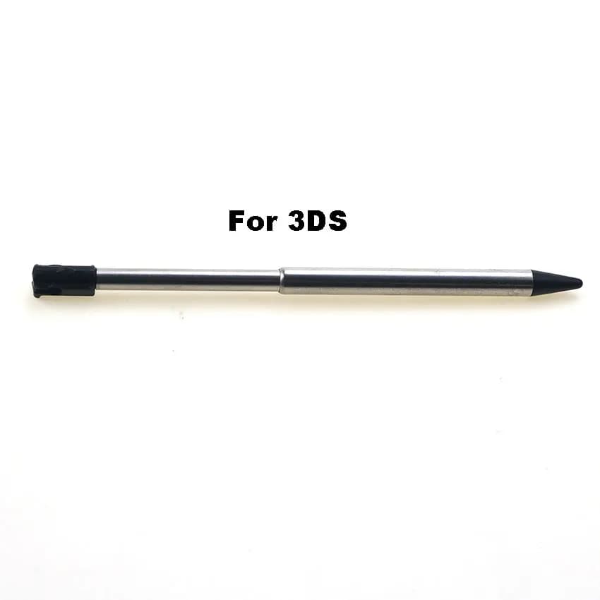 Stylet rétractable en plastique et métal pour écran tactile, stylo pour 2DS, 3DS, New 2DS, LL, XL, N