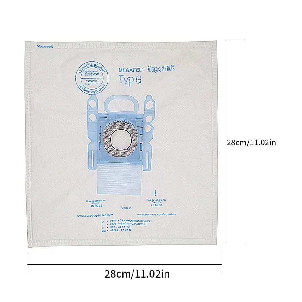 Sacs à poussière filtre moteur filtre HEPA pour aspirateur Bosch BSGL VSZ BSD BSA, sacs de Type G GL