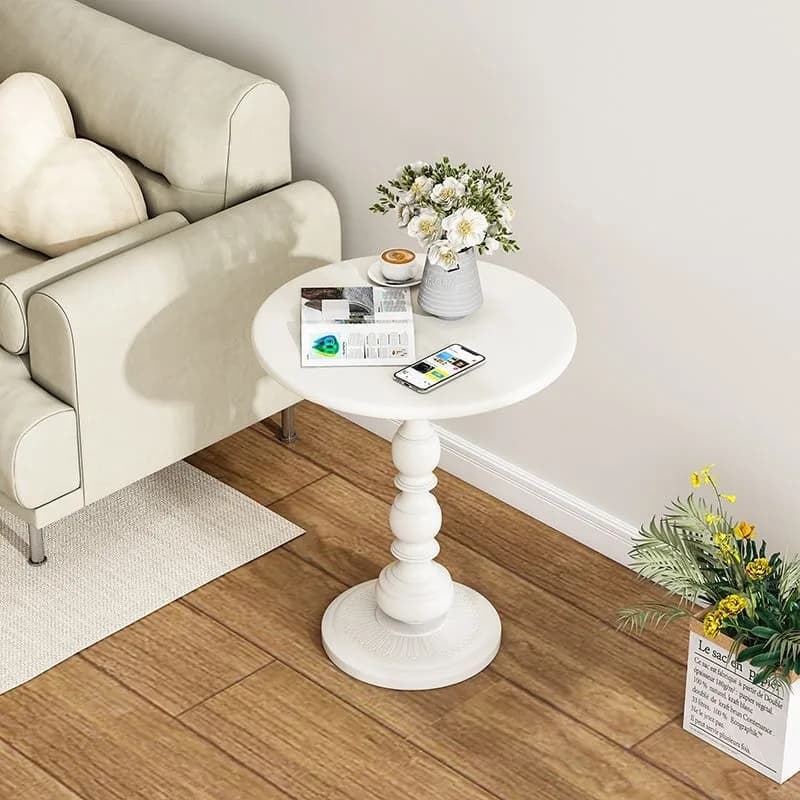 Table d'appoint vintage en fer forgé de style nordique, table basse rétro chic pour salon, canapé, c