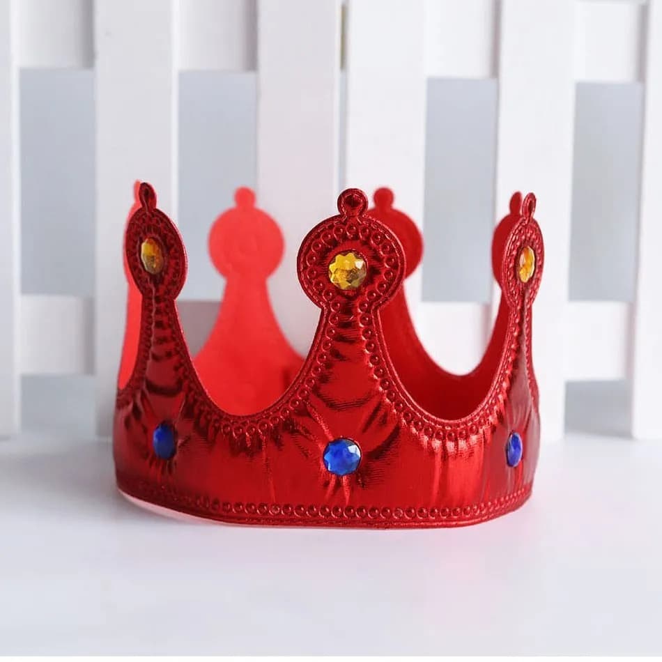 Couronne d'anniversaire élastique pour enfants, accessoires de photoshoot pour filles, bandeau de sa