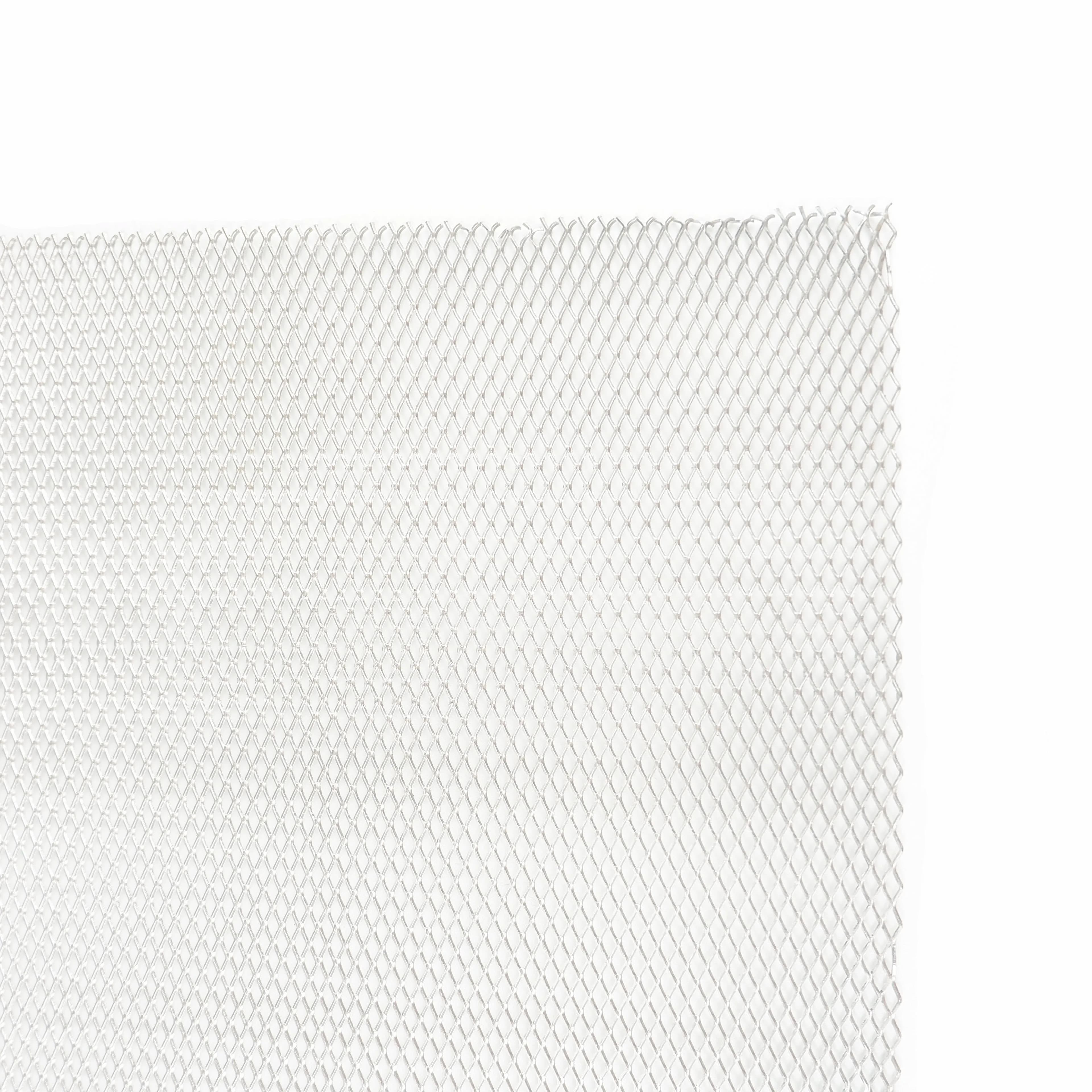 120 cm x 40 cm aluminium voiture de course camion pare-chocs Grille gril maille filet évent noir arg
