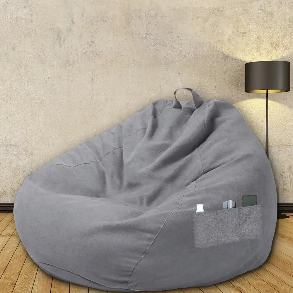Canapés paresseux couverture chaises sans remplissage confortable adultes pouf chaise canapé salon c