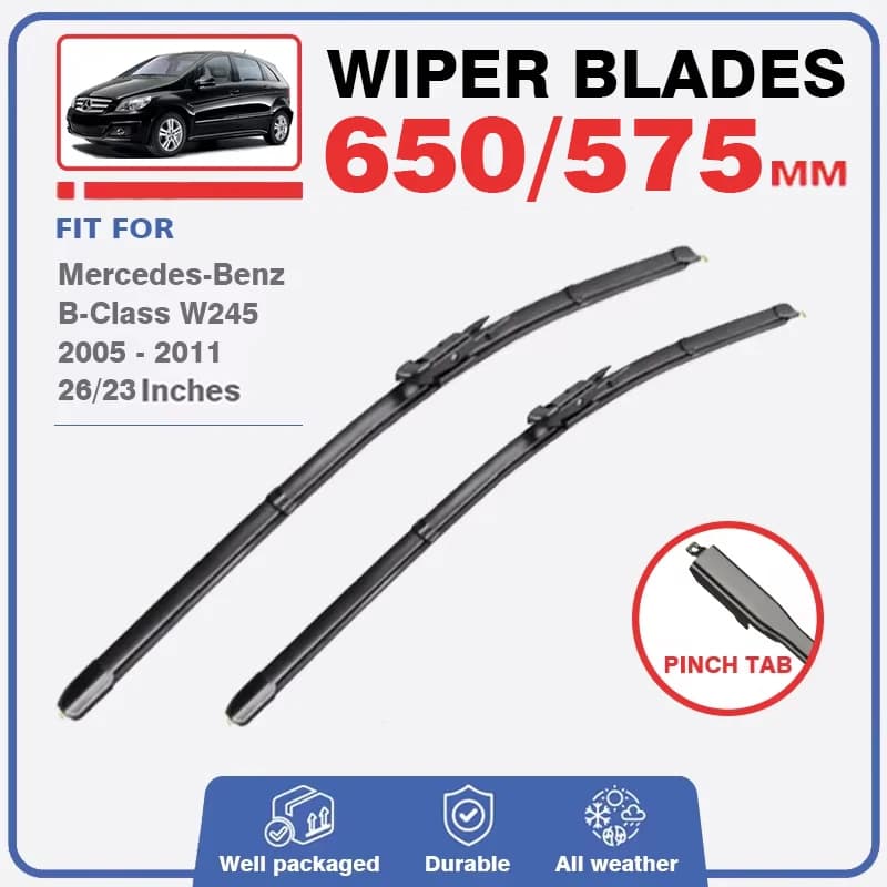 Balai d'essuie-glace pour Mercedes Benz classe B W245 2005 – 2011 B Klasse Sport, pare-brise avant e