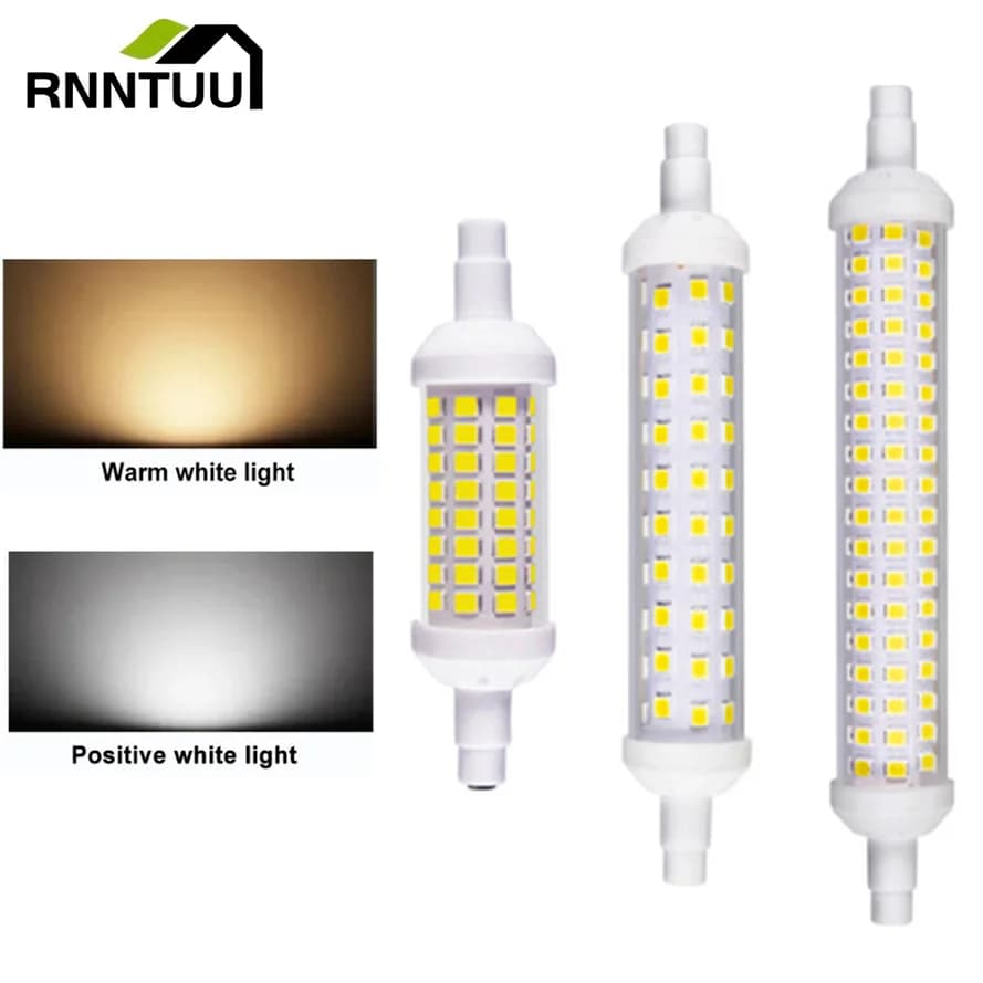 R7S LED 78mm 118mm 135mm r7s ampoule 6w 9w 12w SMD 2835 Lampada lampe à LED 220V maïs lumière rempla