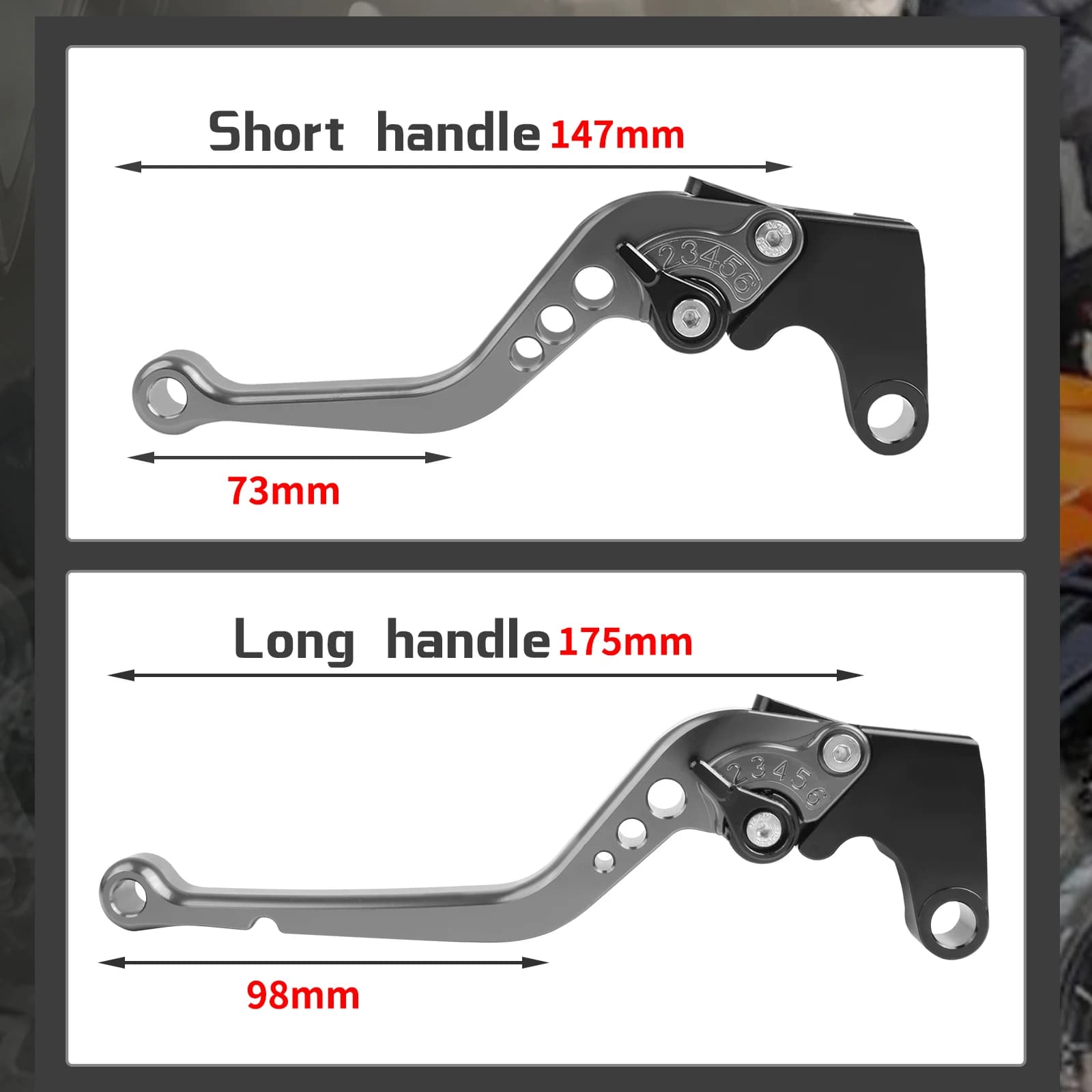 Leviers de frein et d'embrayage CNC réglables courts et longs pour HONDA PCX 125 PCX125 PCX150 PCX 1