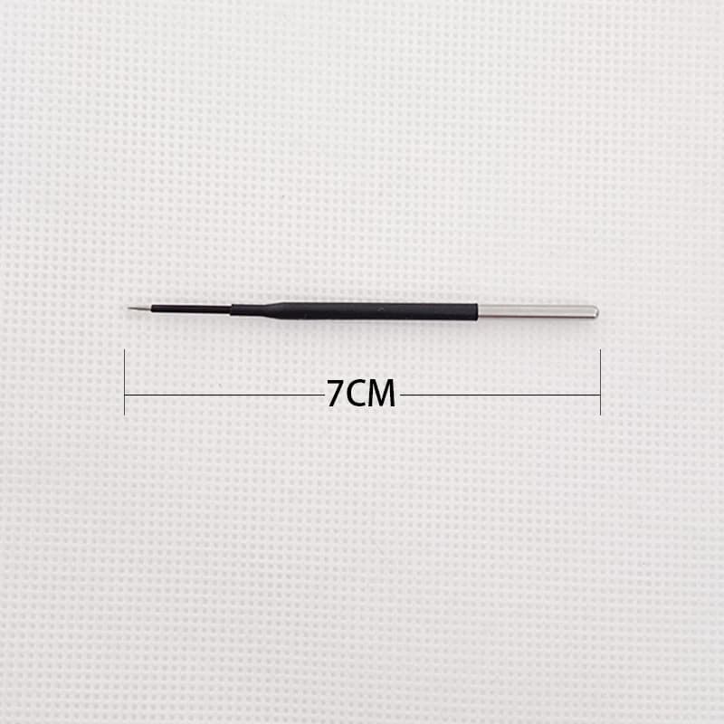 Électrode à aiguille en tungstène à intervention minimalement invasive, couteau de beauté non adhési