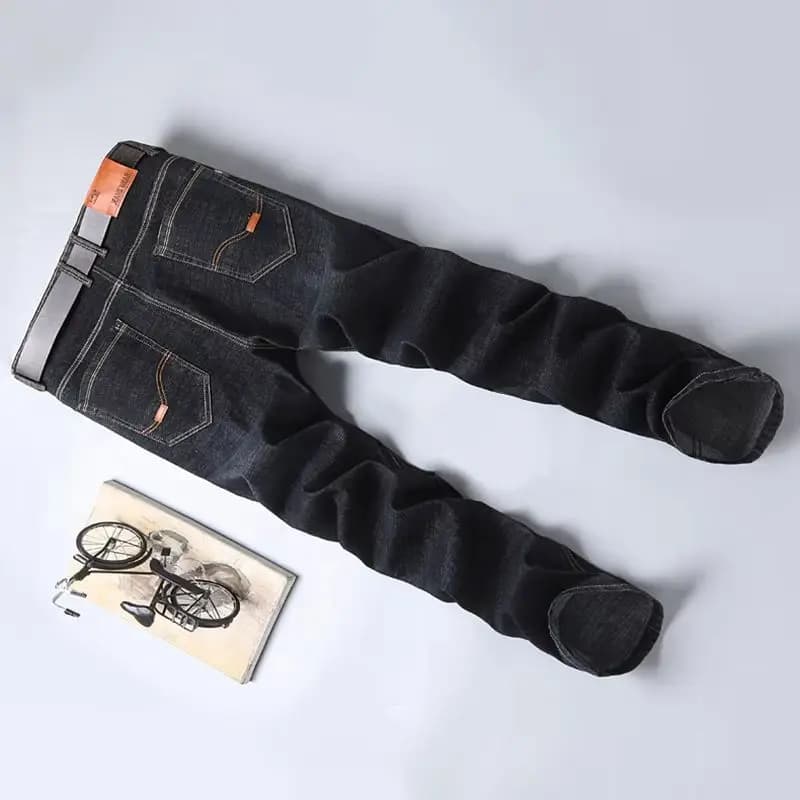 Nouveau pantalon slim extensible de luxe léger pour homme, confortable et doux, style business, coup