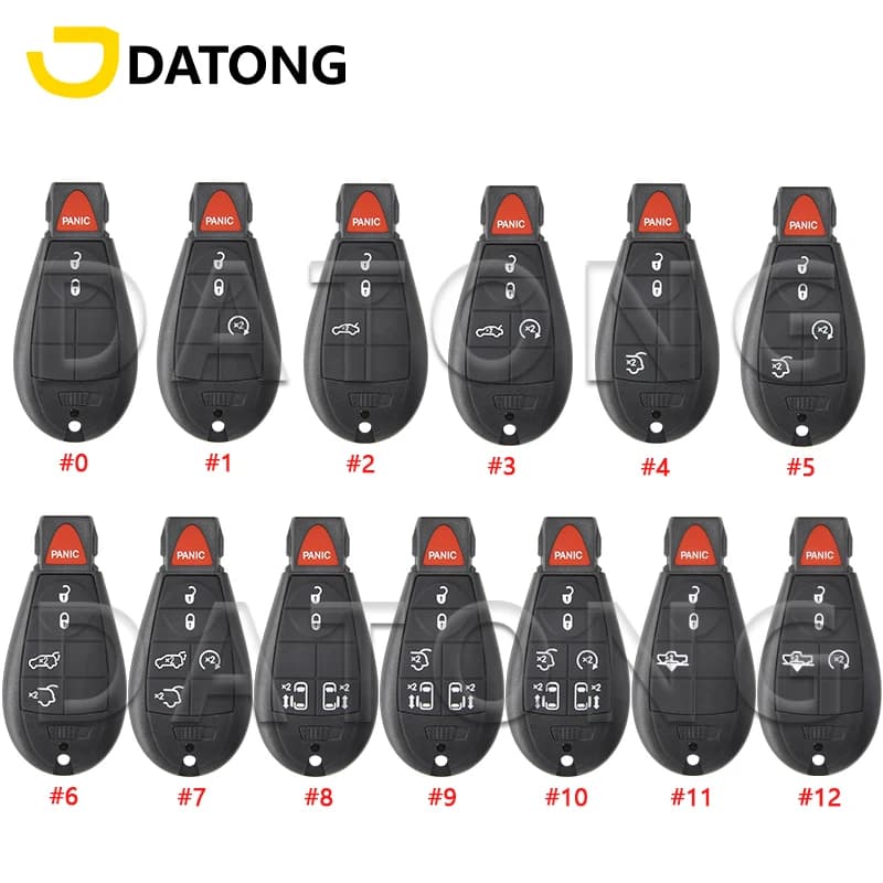Datong World – clé télécommande de voiture, pour Chrysler Town Country Jeep Dodge RAM M3N5WY783X IYZ