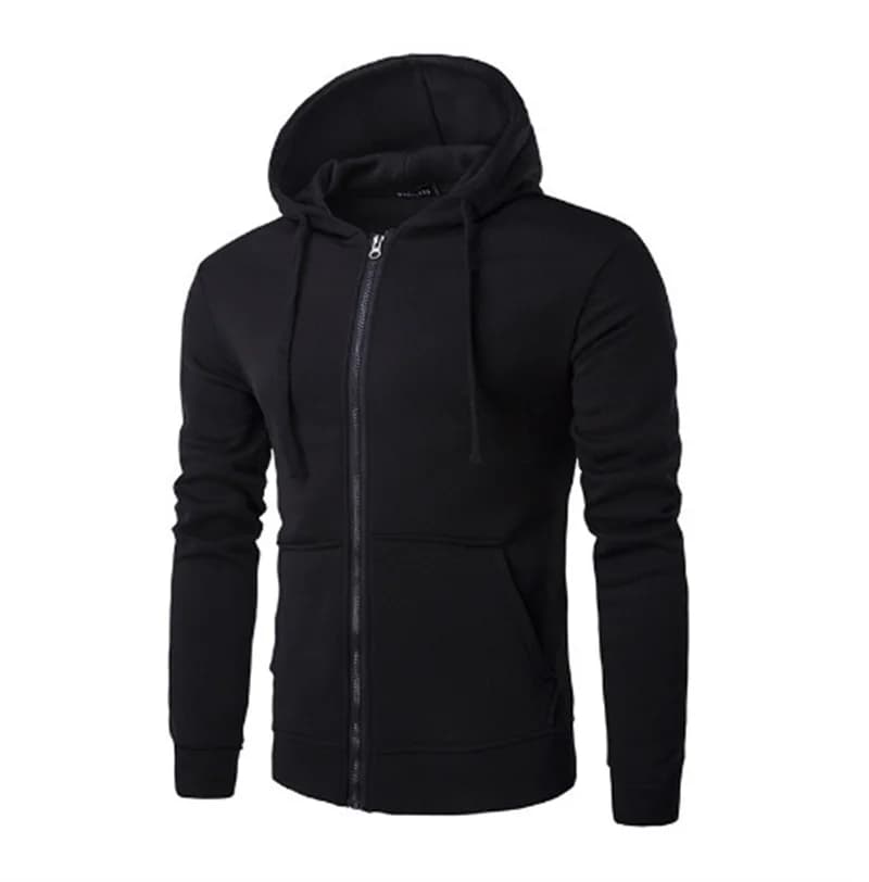 Printemps automne hommes sweats à capuche à manches longues cardigan à fermeture éclair homme/femme 