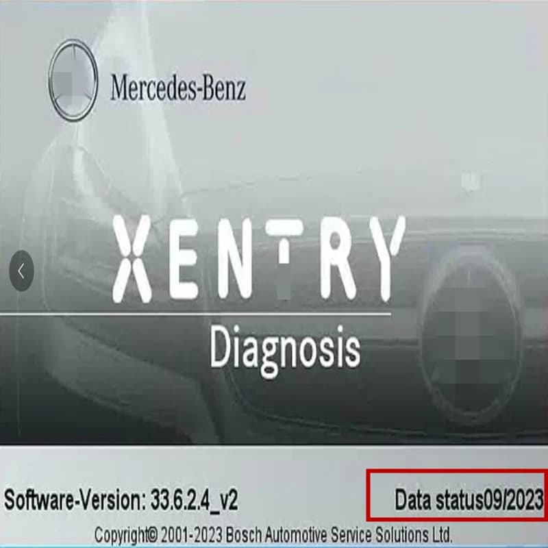 Le plus récent logiciel 2023.12 MB STAR sd C4/C5/C6 xentry DAS installer ou mise à niveau en ligne x
