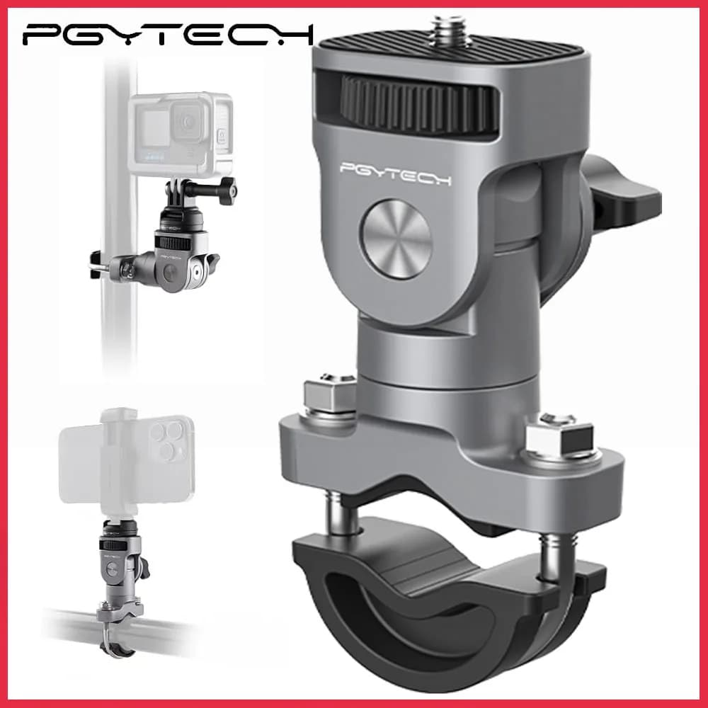 PGYTECH – support à boulon en U pour tubes de 12.7 à 33mm, pour vélo/véhicule, caméra d'action de cy