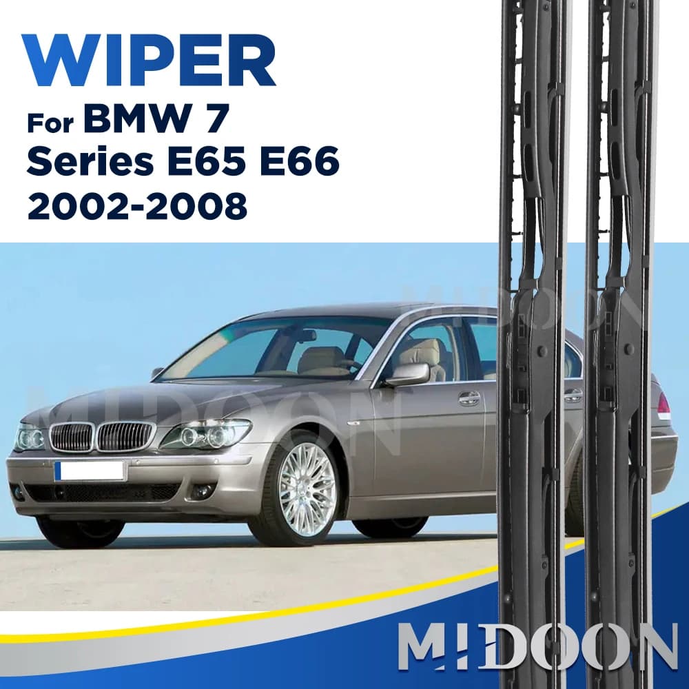 MIDOON – balais d'essuie-glace, pour BMW série 7 E65 E66 E67 E68 F01 F02 F03 F04 730i 735i 740i 745i