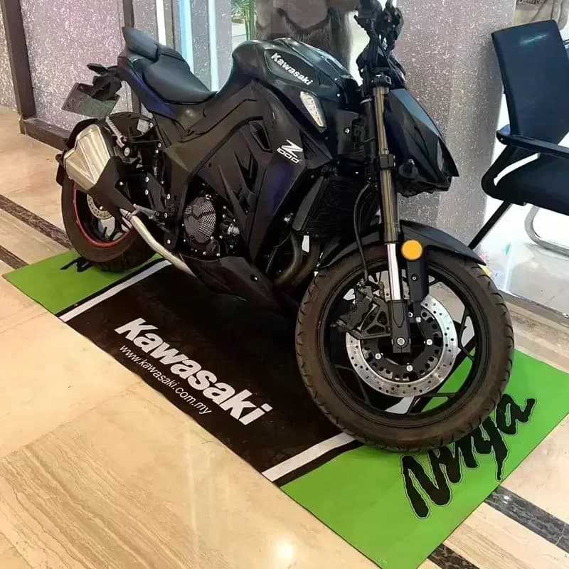 Tapis de Garage tapis de Moto course Cool Moto affichage tapis Kawasaki pour Kawasaki tapis de zone 