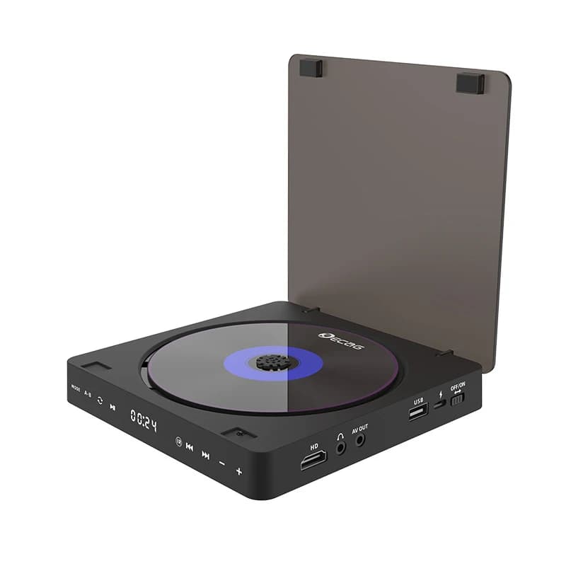 Lecteur DVD HDMI pour TV 1080P, Mini lecteurs CD DVD HD pour la maison, capteur tactile, câble HDMI 