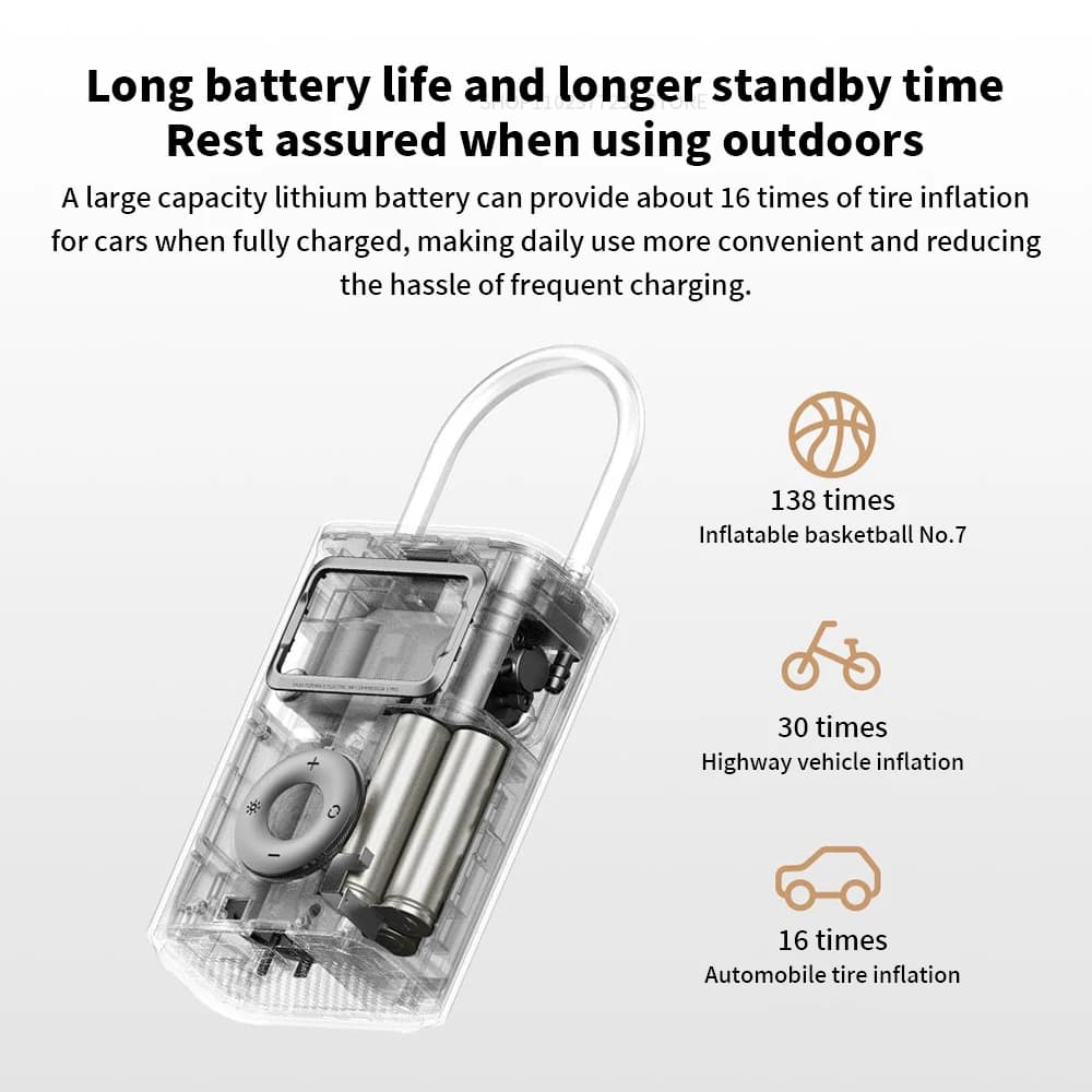 Nouvelle pompe à air MIJIA 2 Pro, compresseur d'air électrique portable, trésor gonflable Mi, 150 ps