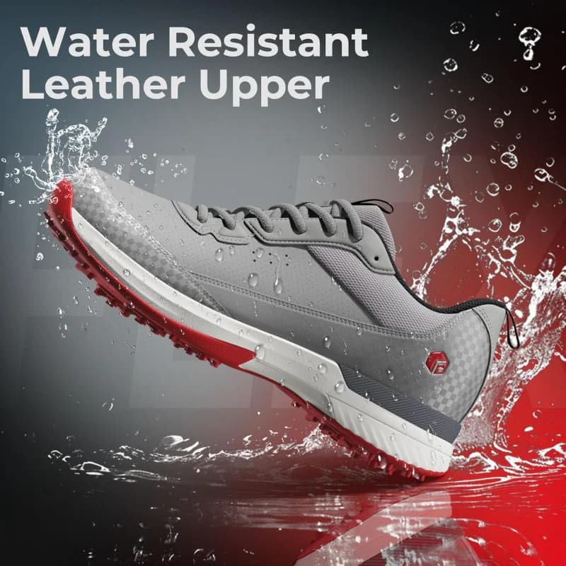 Chaussures de golf larges FitVille pour hommes, chaussures de golf professionnelles résistantes à l'