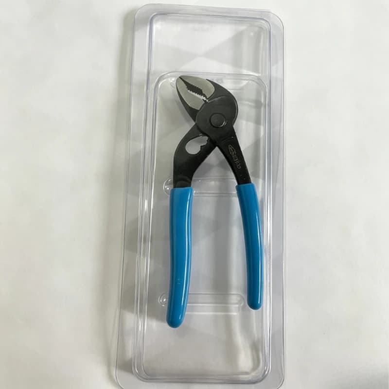 Pince à pompe à eau réglable de 4 pouces à poignée bleue, outil de plomberie pour la réparation de t