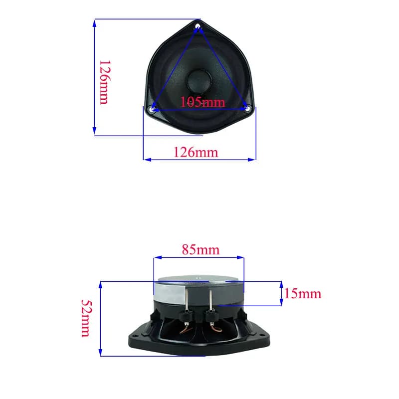 Haut-parleur pleine portée 4Ohm 50W pour Bose, Tweeter 4.5 pouces, haut-parleur de graves médium pou
