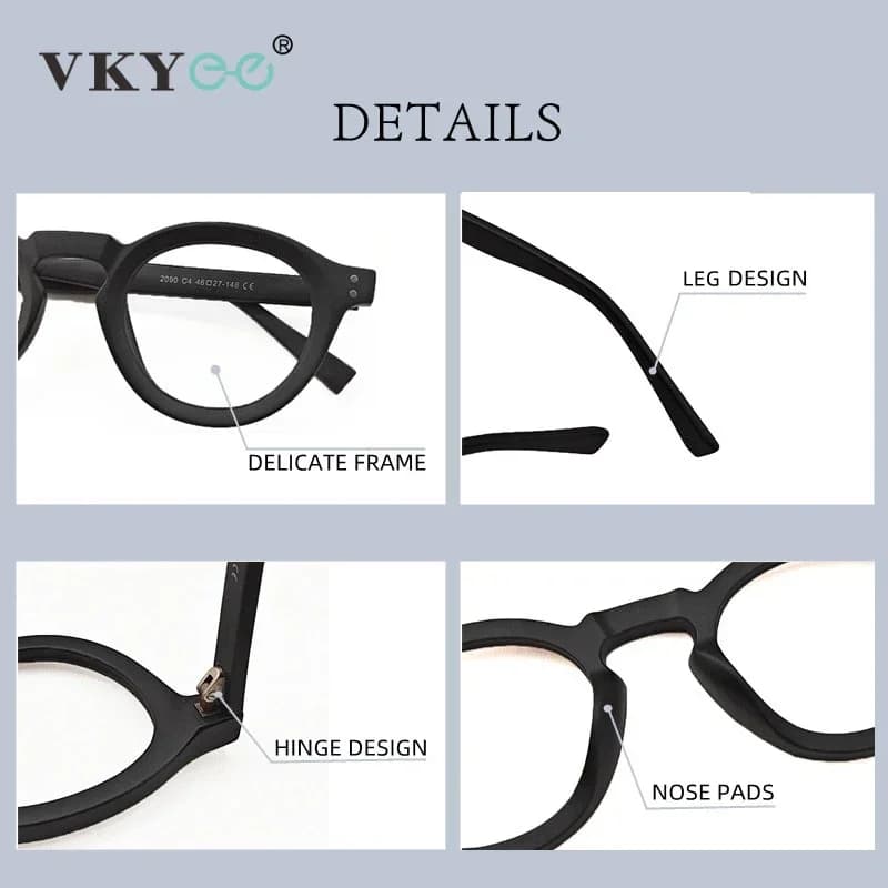 VICKY classique hommes lunettes de Prescription TR90 lunettes de lecture Anti rayon bleu lunettes ca