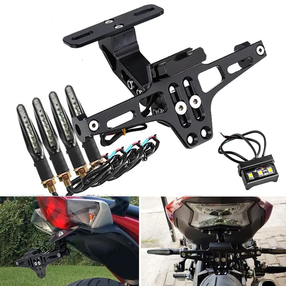 Support de plaque d'immatriculation de moto, support de plaque d'immatriculation pour BMW R1200GS Ya