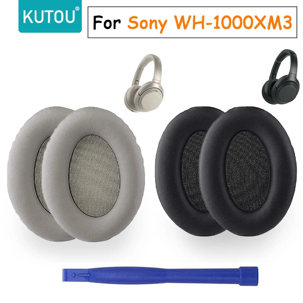 KUTOU oreillettes de remplacement pour Sony WH-1000XM3 1000XM3 WH1000XM3 casque antibruit oreillette