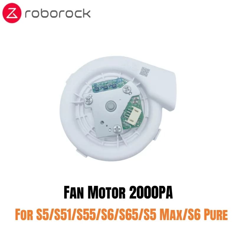 Moteur de ventilateur de remplacement d'origine pour Roborock, 2000Pa, S5, S51, S55, Dock, S65, S5 M