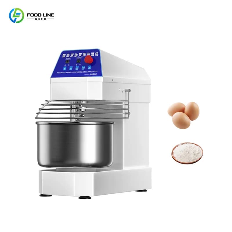 Pétrin Spirale Électrique Compact pour la Maison 2kg 4kg – Idéal pour Pizza, Pain et Pâtisseries Mai