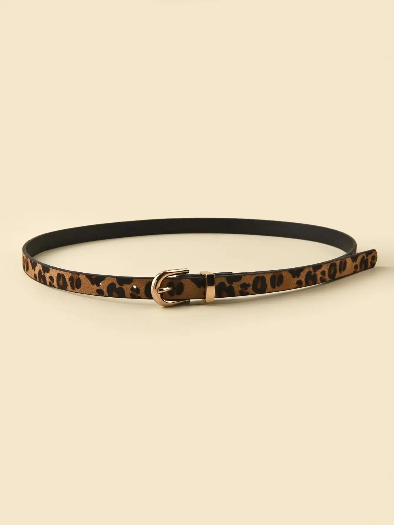 Boho Style PU ceinture imprimé léopard mince ceinture femmes robe Slim Fit femmes robe ceinture pers