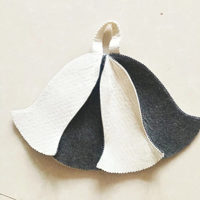 Protection de tête en feutre, bain Anti-chaleur, taille libre, bonnet de douche de Style russe, chap
