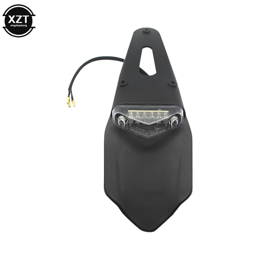 Enquêter arrière LED universel pour moto, feu stop, plaque de planificateur de garde-boue arrière, s