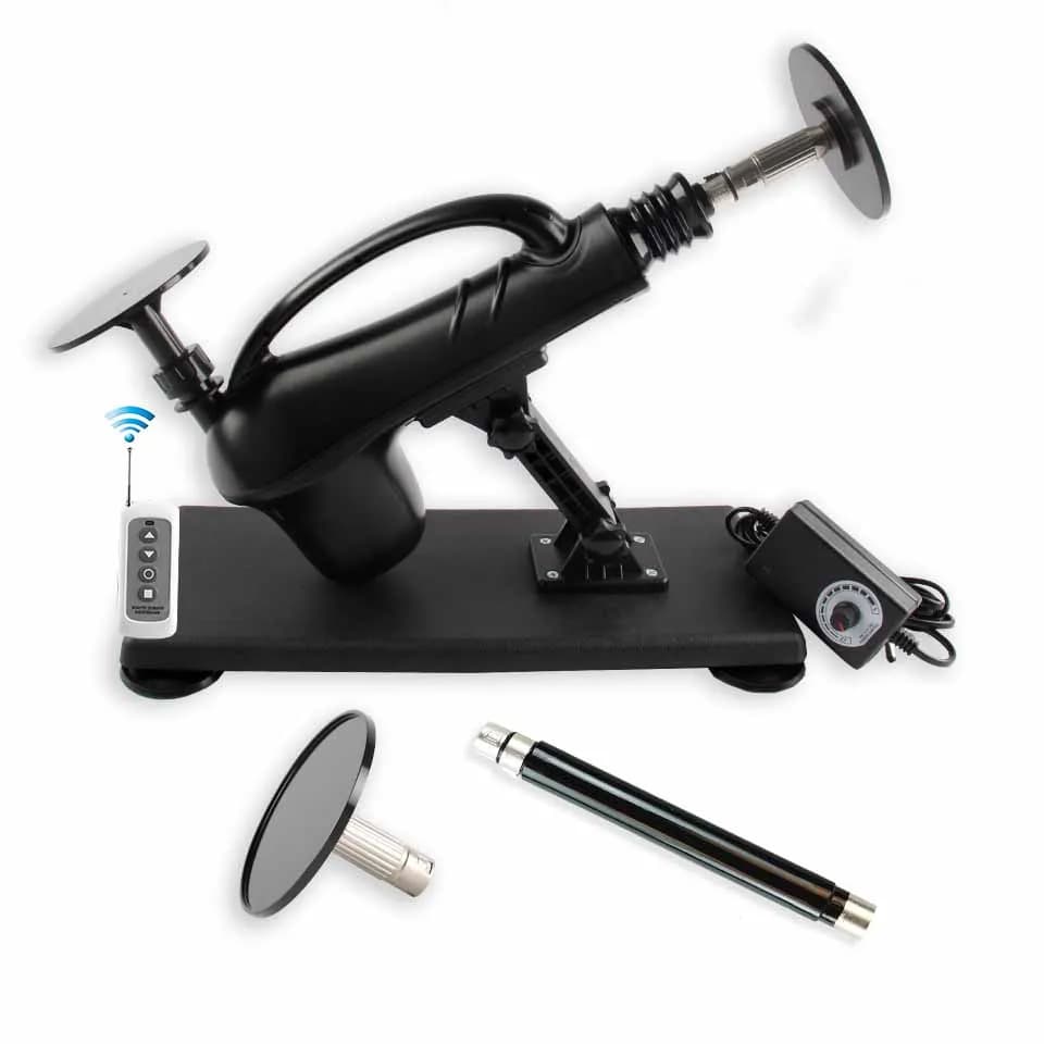 Machine Sexuelle Filaire/Sans Fil pour Homme et Femme, Gode Vibrateur Réglable, avec Pompage, Jouets