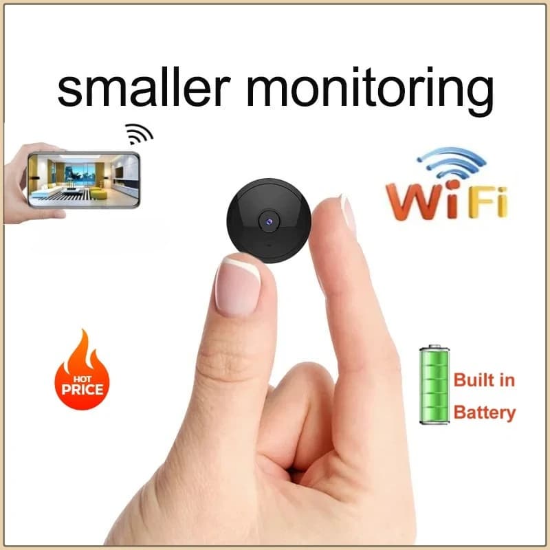 HD A9 Version améliorée 4K caméra de sécurité à domicile sans fil Mini caméra Wifi petit commutateur