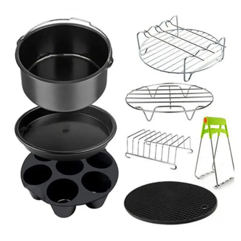Accessoires pour friteuse à air B59B-8 pouces, pour Gowise, Phillips, Cozyna et Secura, compatibles 
