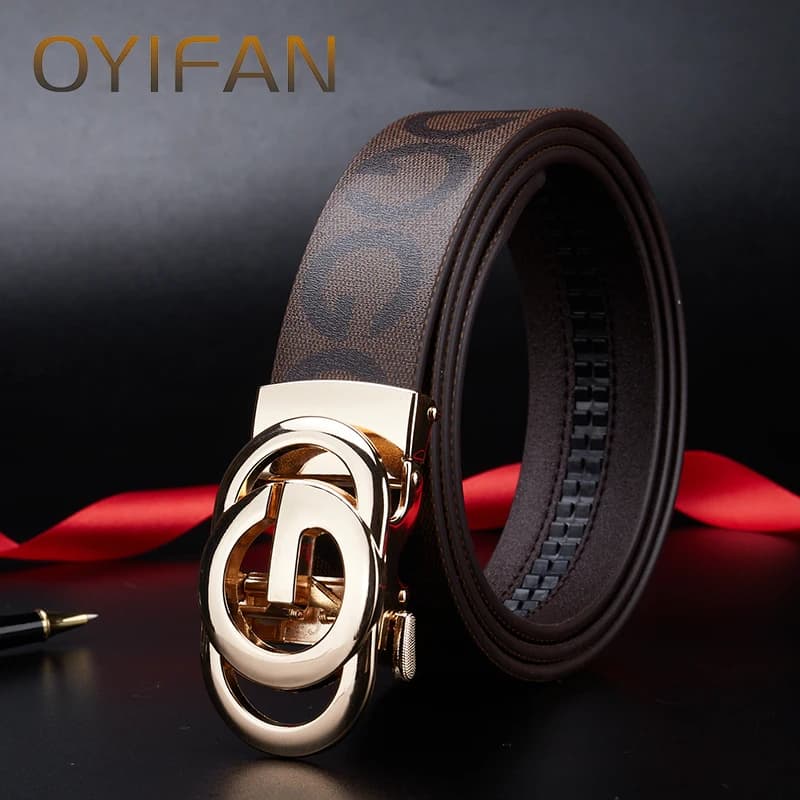 Ceinture de marque de luxe pour hommes ceinture automatique, ceinture pour hommes de créateur de mod