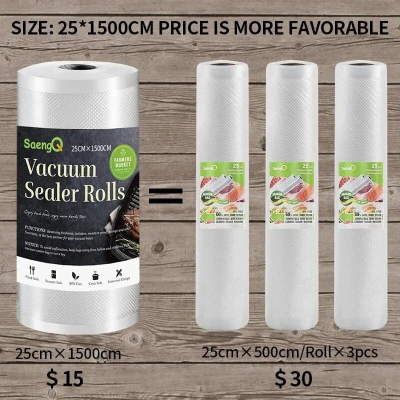 SaengQ – sac de scellage sous vide pour aliments de cuisine, sacs de rangement Sous Vide pour emball