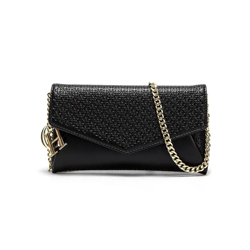 Sac à bandoulière polyvalent tendance pour femme, pochette élégante classique avec chaîne, sac léger