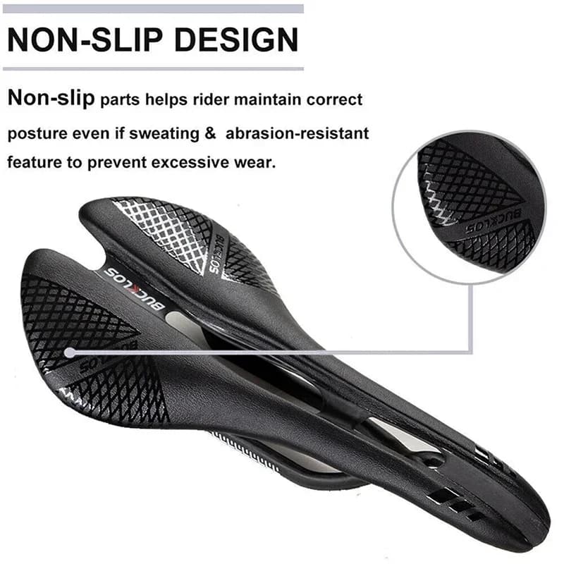BUCKKub-Selle de vélo en fibre de carbone, siège confortable avec coussin, universel, pour route et 