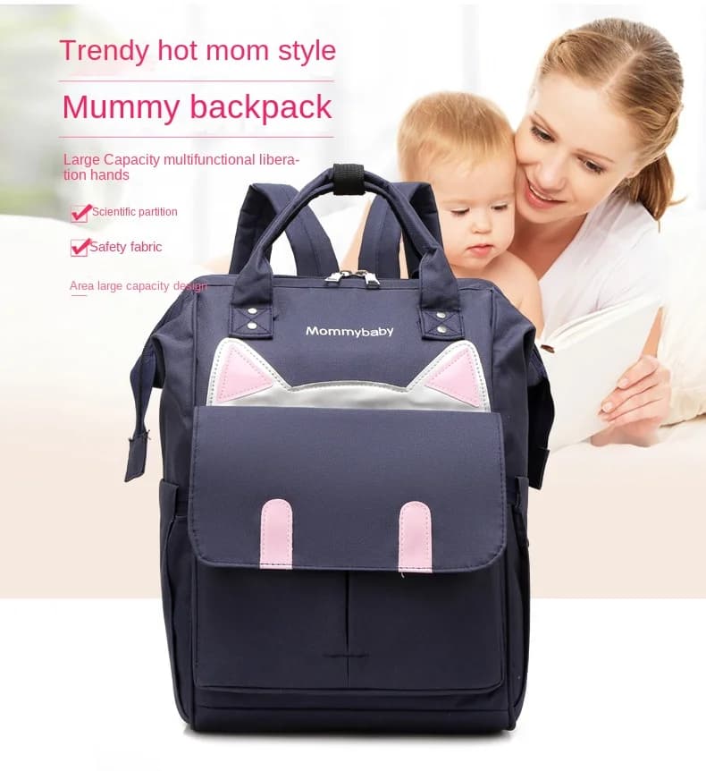 Sac à dos portable pour maman, mère et bébé, sac de sortie pour étudiant, nouvelle mode, grande capa