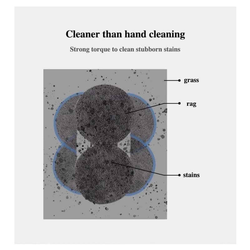Tampons de vadrouille lavables pour aspirateur de vitres électrique HUTT DDC5 DDC55, chiffons en tis