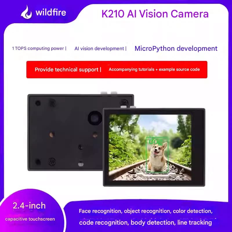 Carte de développement K210, module de reconnaissance visuelle, caméra d'intelligence artificielle, 